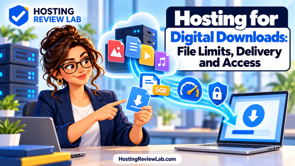 Hosting for Digital Downloads: File Limits, Delivery and Access
