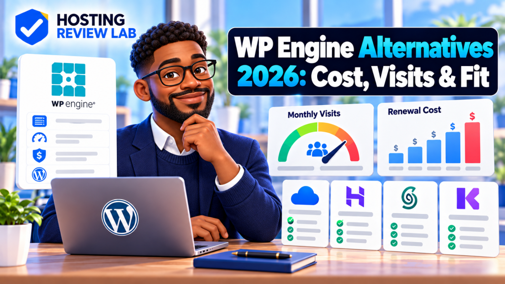Hosting Review Lab comparison cover for WP Engine alternatives