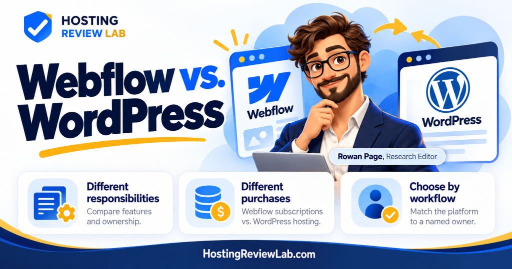 Illustrated guide: Webflow vs. WordPress: Hosting Control, CMS Workflows and Leaving