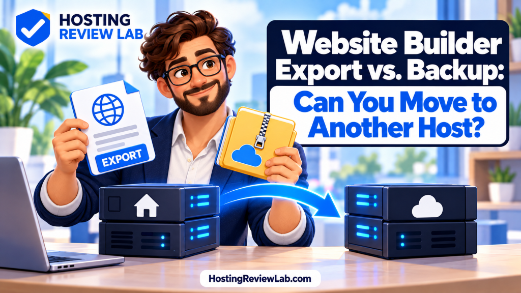 Website Builder Export vs. Backup: Can You Move to Another Host?