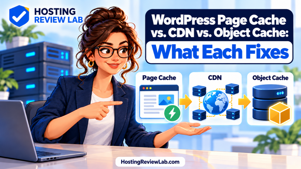 WordPress Page Cache vs. CDN vs. Object Cache: What Each Fixes